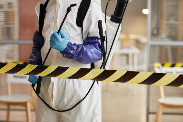 Professional Biohazard Cleanup technician working in Laura, OH